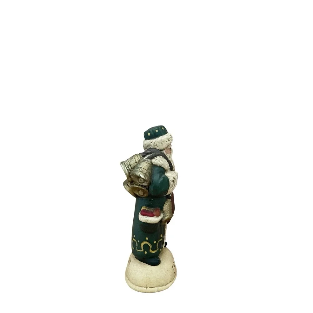 Walnut‎ Ridge Primitives 1908 Santa With Bag Christmas Signed 1991  5